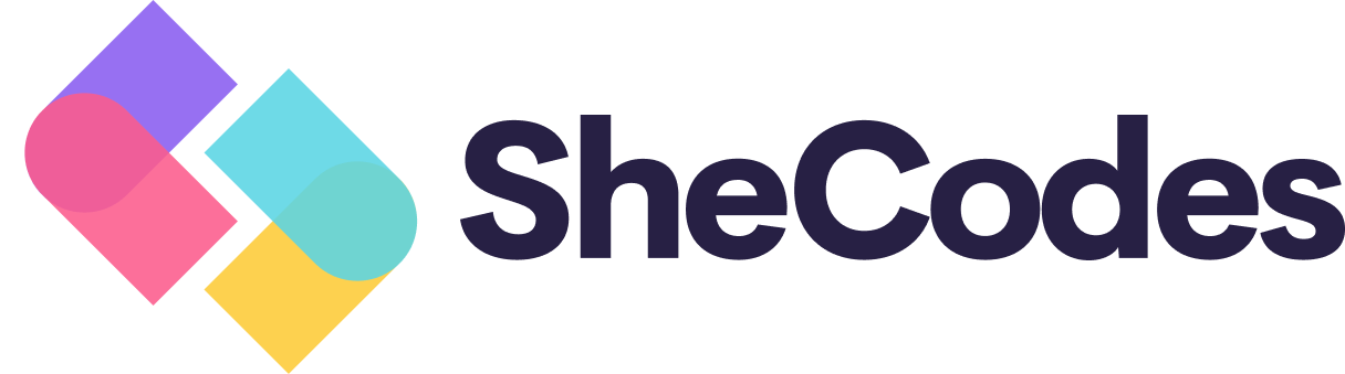 She codes logo